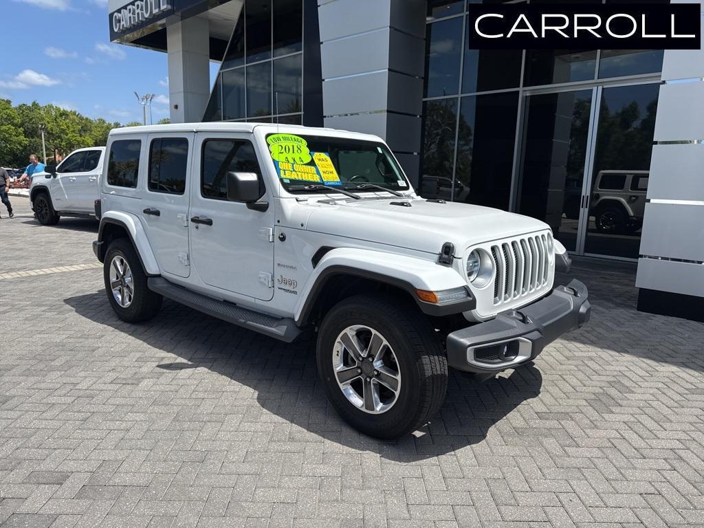 used 2018 Jeep Wrangler Unlimited car, priced at $28,299
