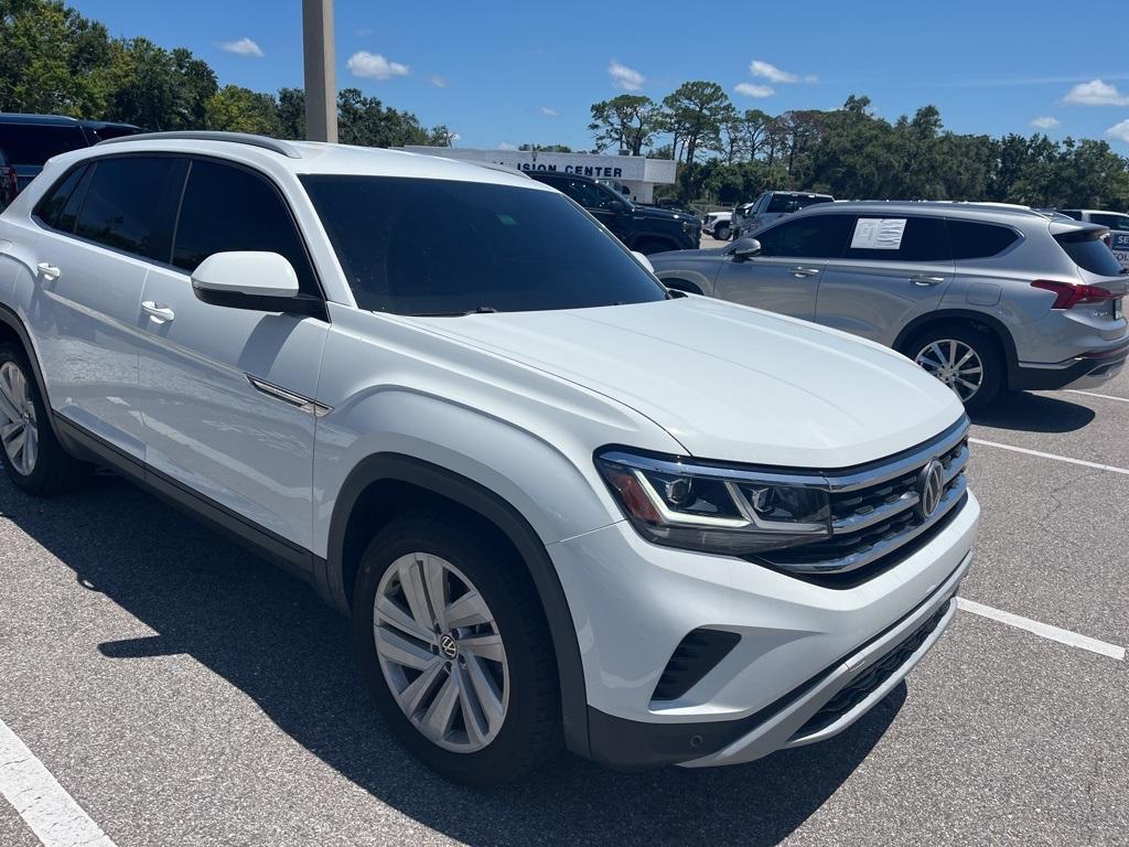 used 2021 Volkswagen Atlas Cross Sport car, priced at $22,999
