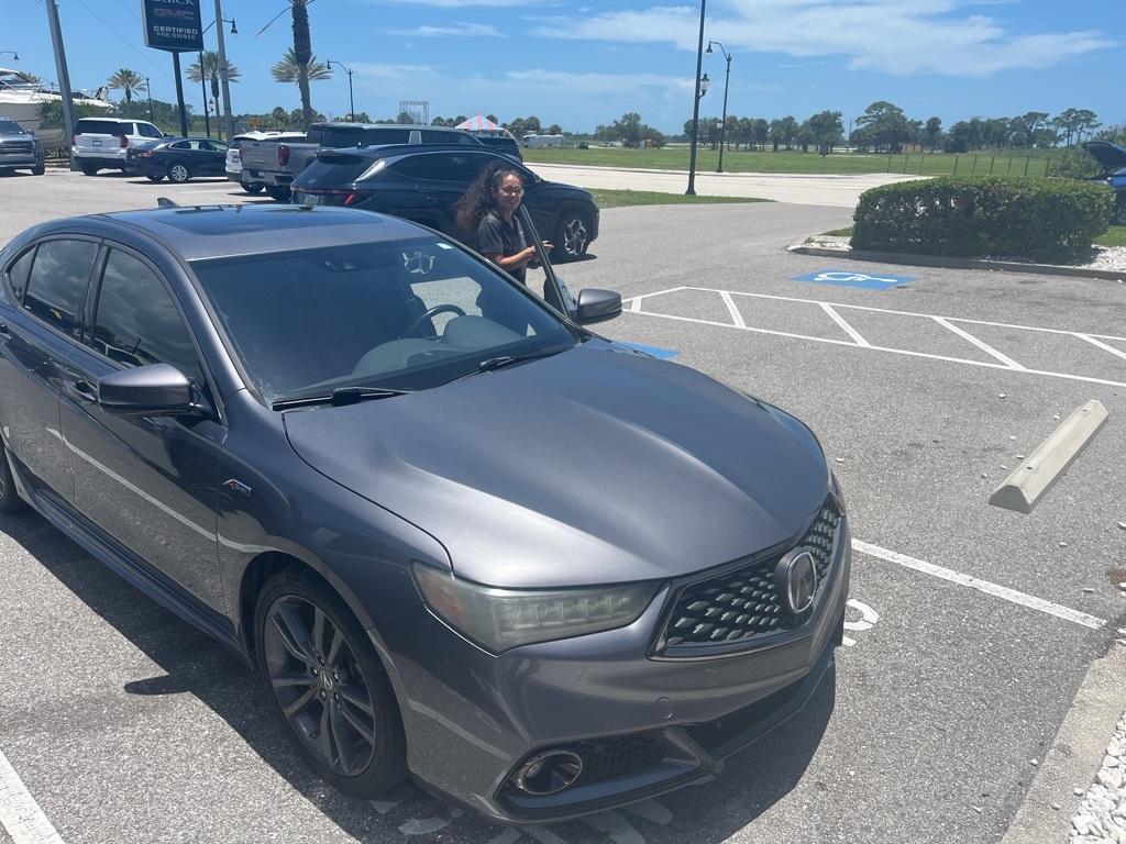 used 2019 Acura TLX car, priced at $19,999