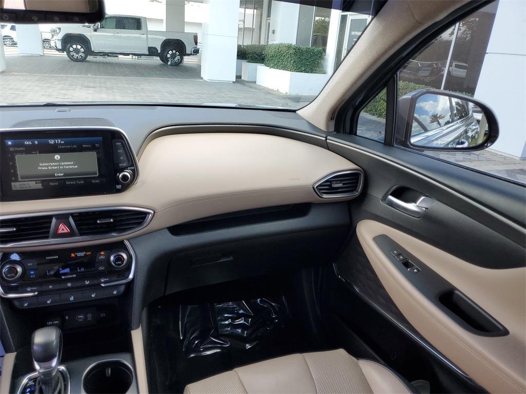 used 2019 Hyundai Santa Fe car, priced at $19,399