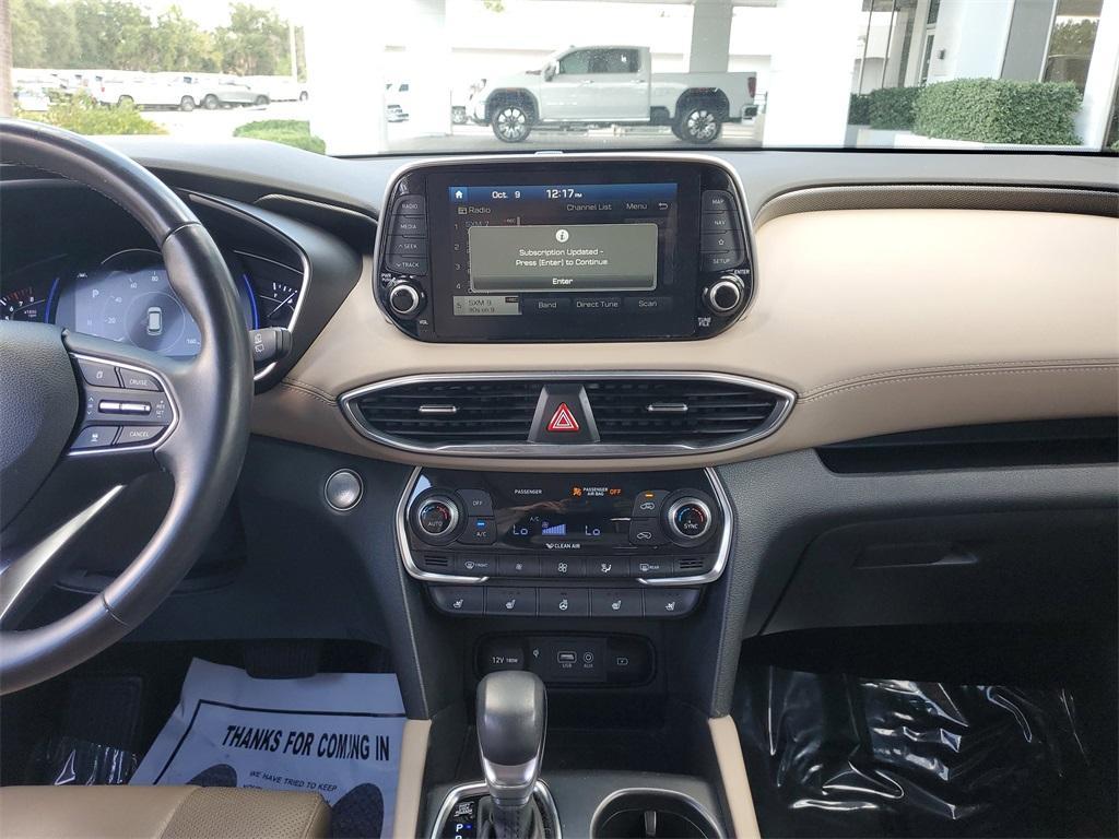 used 2019 Hyundai Santa Fe car, priced at $19,399