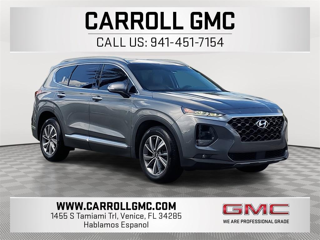 used 2019 Hyundai Santa Fe car, priced at $19,399
