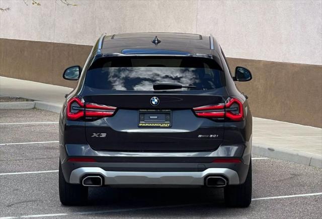 used 2022 BMW X3 car, priced at $29,990