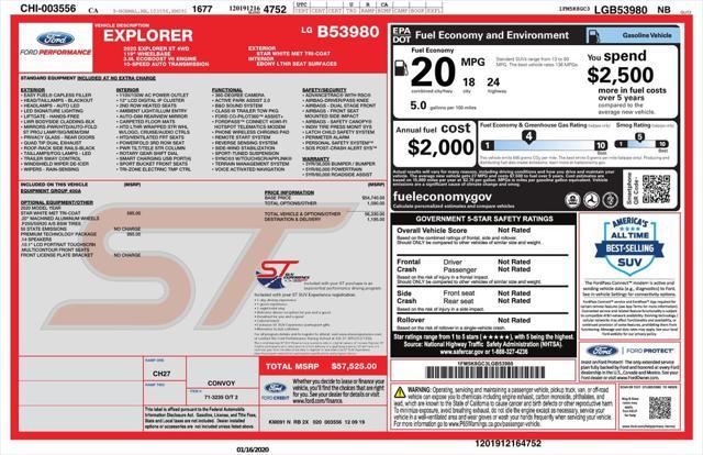used 2020 Ford Explorer car, priced at $29,990