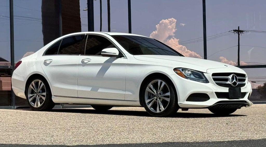 used 2018 Mercedes-Benz C-Class car, priced at $18,990