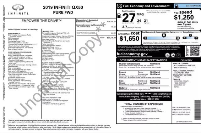 used 2019 INFINITI QX50 car, priced at $16,990