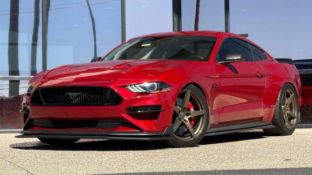 used 2021 Ford Mustang car, priced at $34,990