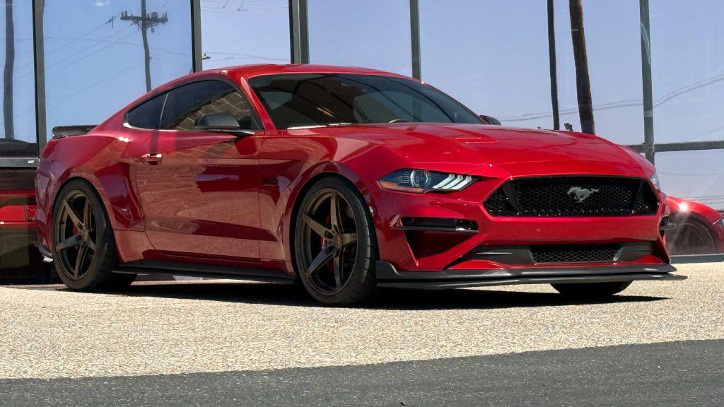 used 2021 Ford Mustang car, priced at $34,990