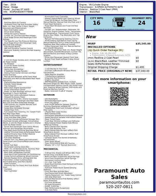 used 2019 Dodge Journey car, priced at $12,990