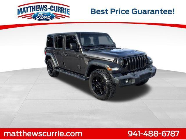 used 2021 Jeep Wrangler Unlimited car, priced at $22,800