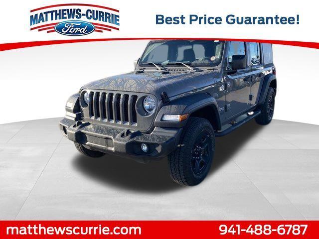 used 2020 Jeep Wrangler Unlimited car, priced at $22,100