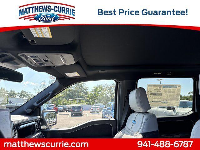new 2025 Ford F-150 Lightning car, priced at $73,900