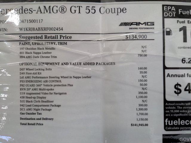 new 2024 Mercedes-Benz AMG GT 55 car, priced at $141,945