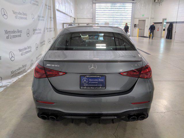 new 2024 Mercedes-Benz AMG C 43 car, priced at $69,460
