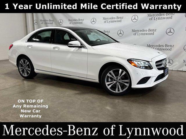 used 2021 Mercedes-Benz C-Class car, priced at $32,995