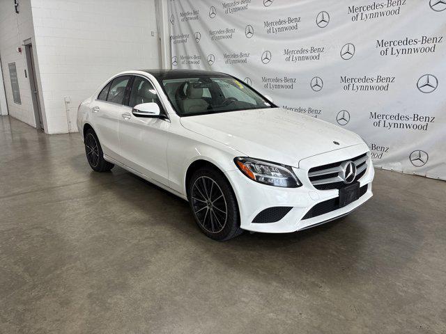 used 2021 Mercedes-Benz C-Class car, priced at $32,499