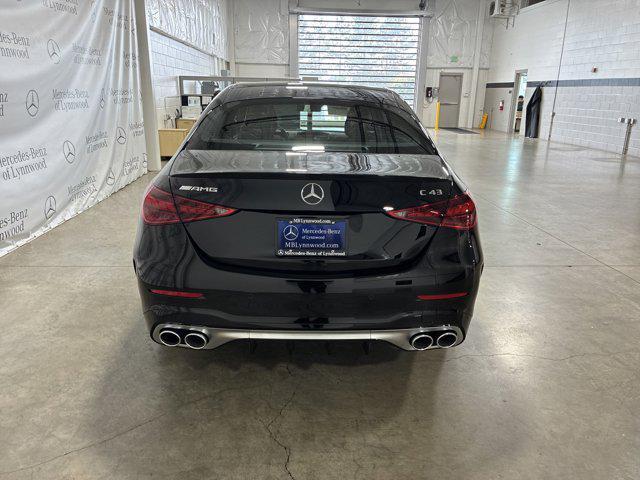 new 2025 Mercedes-Benz AMG C 43 car, priced at $70,405