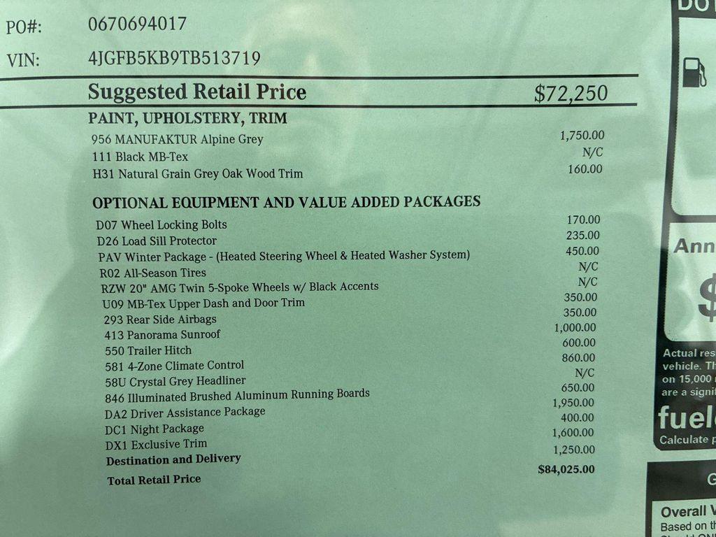 new 2026 Mercedes-Benz GLE 450 car, priced at $84,025