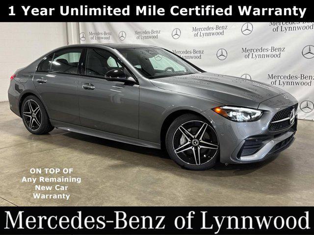 used 2024 Mercedes-Benz C-Class car, priced at $48,495