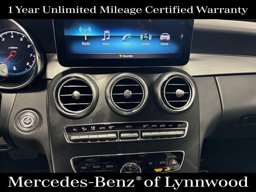 used 2021 Mercedes-Benz C-Class car, priced at $29,995
