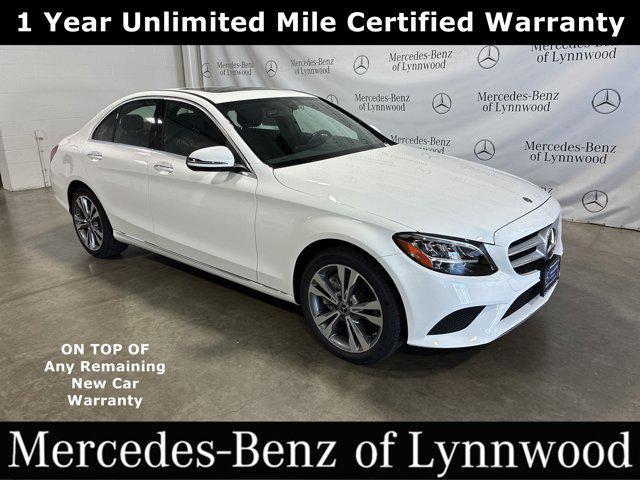 used 2021 Mercedes-Benz C-Class car, priced at $32,499