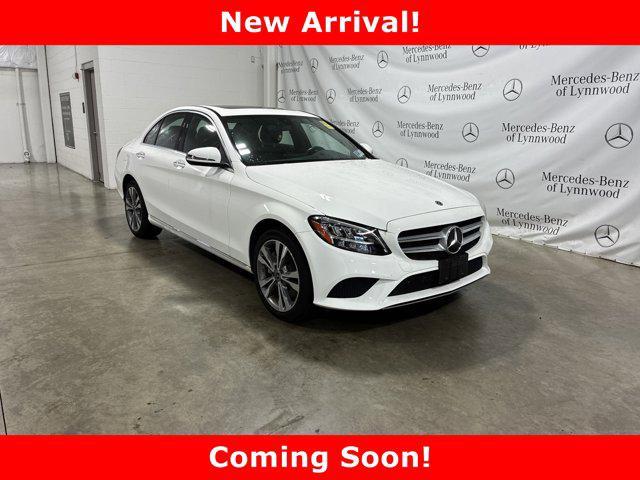 used 2021 Mercedes-Benz C-Class car, priced at $32,499