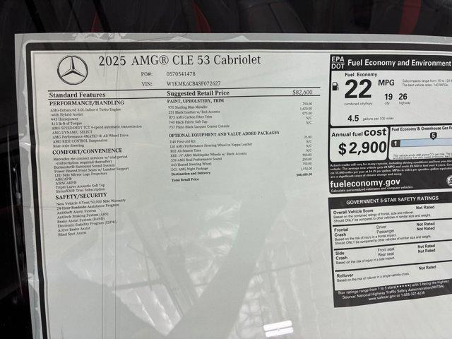 new 2025 Mercedes-Benz AMG CLE 53 car, priced at $88,680