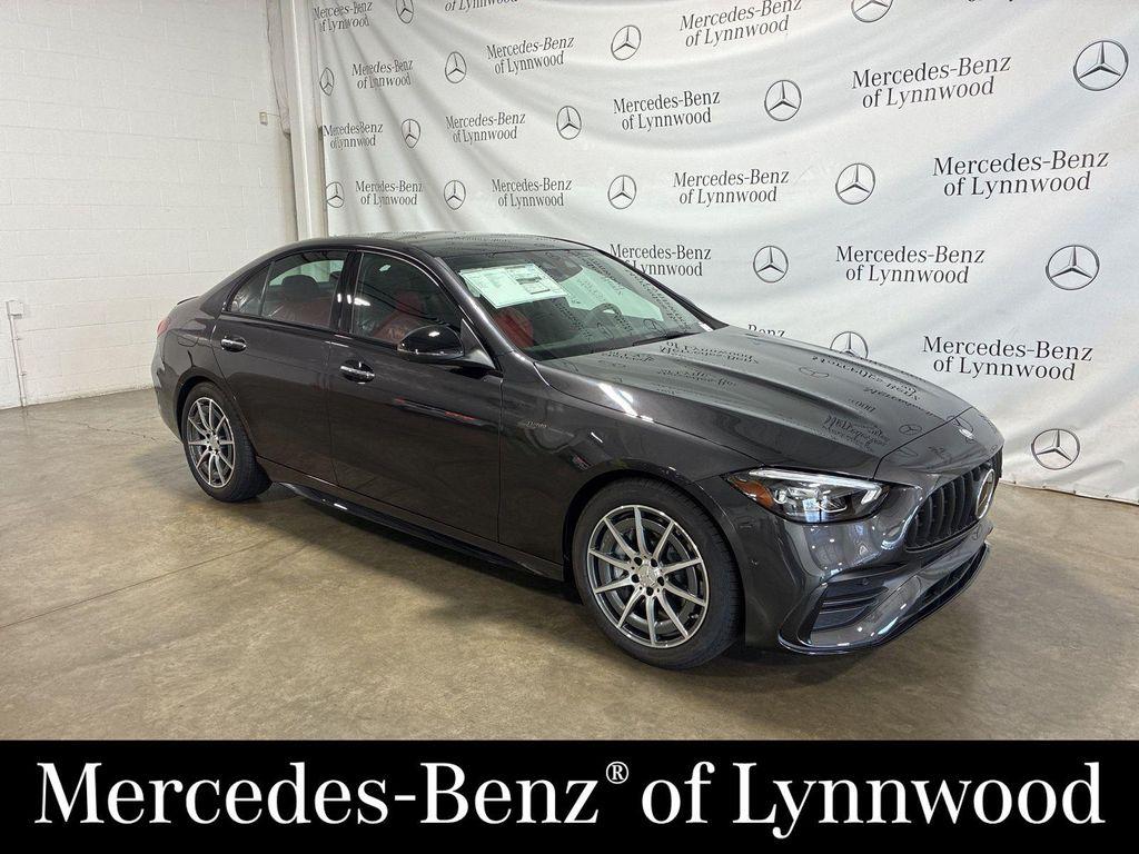 new 2025 Mercedes-Benz AMG C 43 car, priced at $72,965