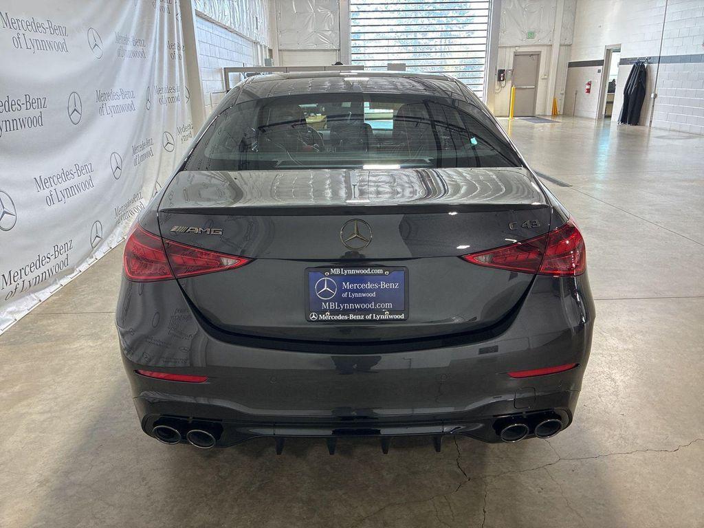 new 2025 Mercedes-Benz AMG C 43 car, priced at $72,965