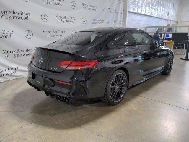 used 2021 Mercedes-Benz AMG C 43 car, priced at $46,895