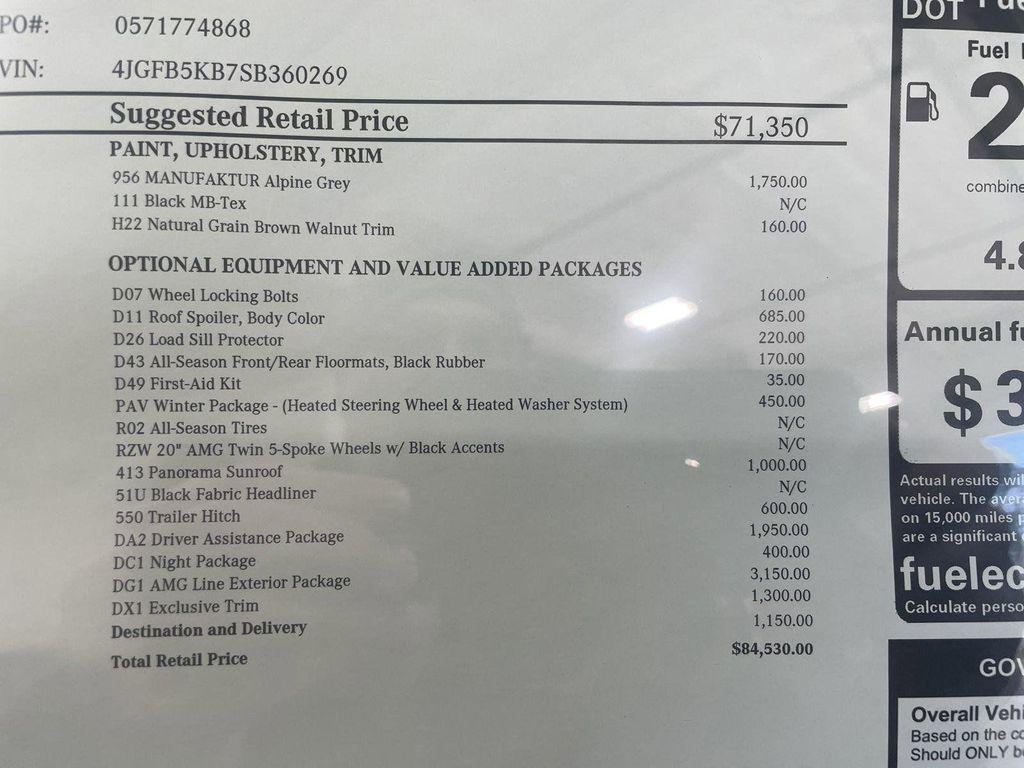 new 2025 Mercedes-Benz GLE 450 car, priced at $84,530