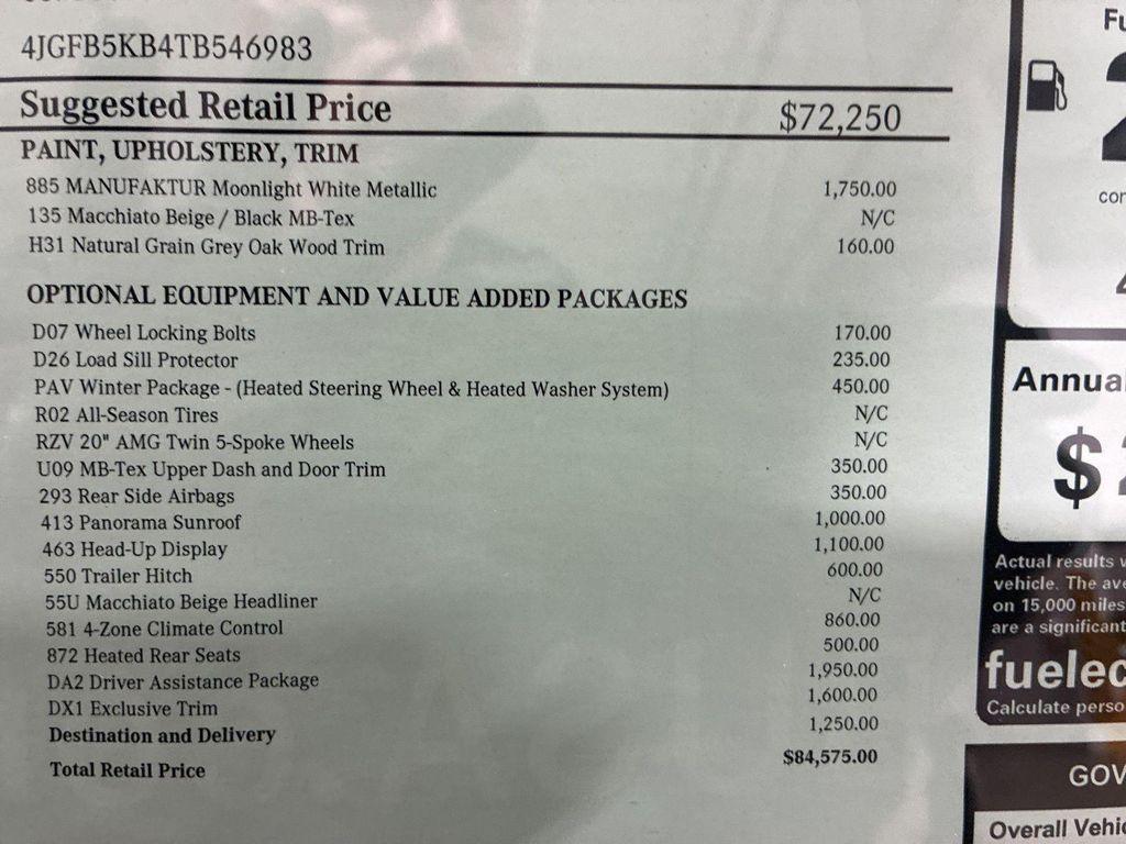 new 2026 Mercedes-Benz GLE 450 car, priced at $84,575