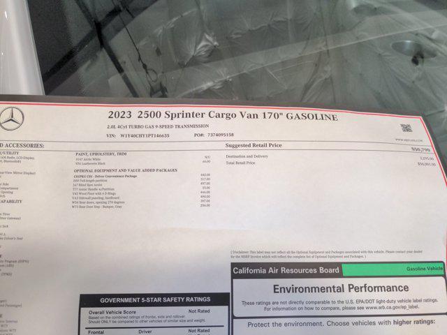new 2023 Mercedes-Benz Sprinter 2500 car, priced at $56,001