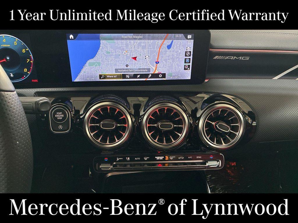 used 2022 Mercedes-Benz AMG CLA 35 car, priced at $41,995