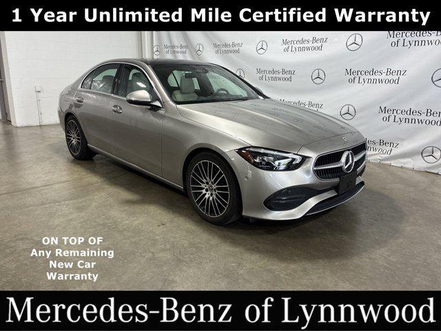 used 2022 Mercedes-Benz C-Class car, priced at $38,995