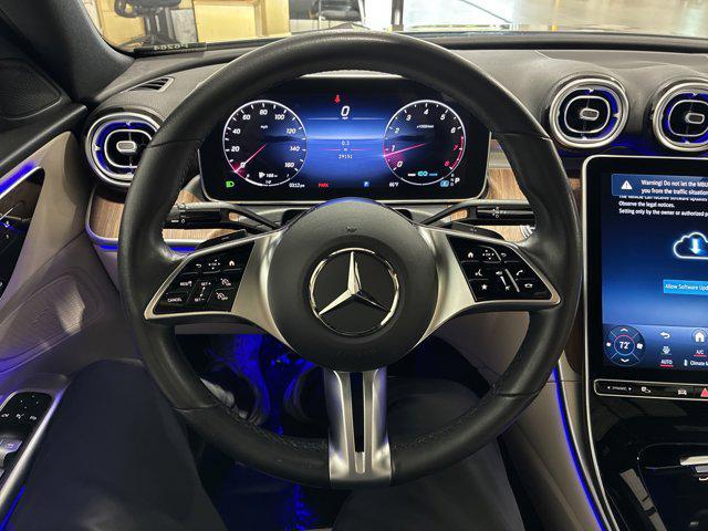 used 2022 Mercedes-Benz C-Class car, priced at $38,995