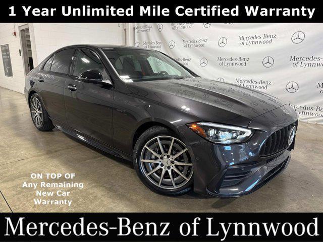 used 2023 Mercedes-Benz AMG C 43 car, priced at $53,495