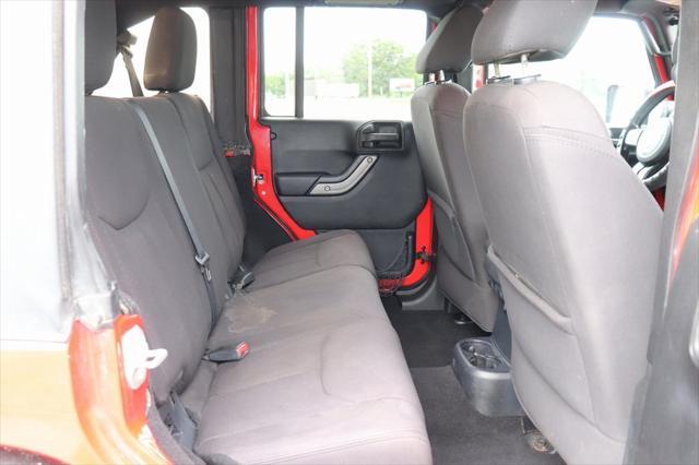 used 2015 Jeep Wrangler Unlimited car, priced at $17,500