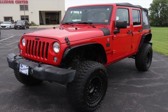 used 2015 Jeep Wrangler Unlimited car, priced at $17,500