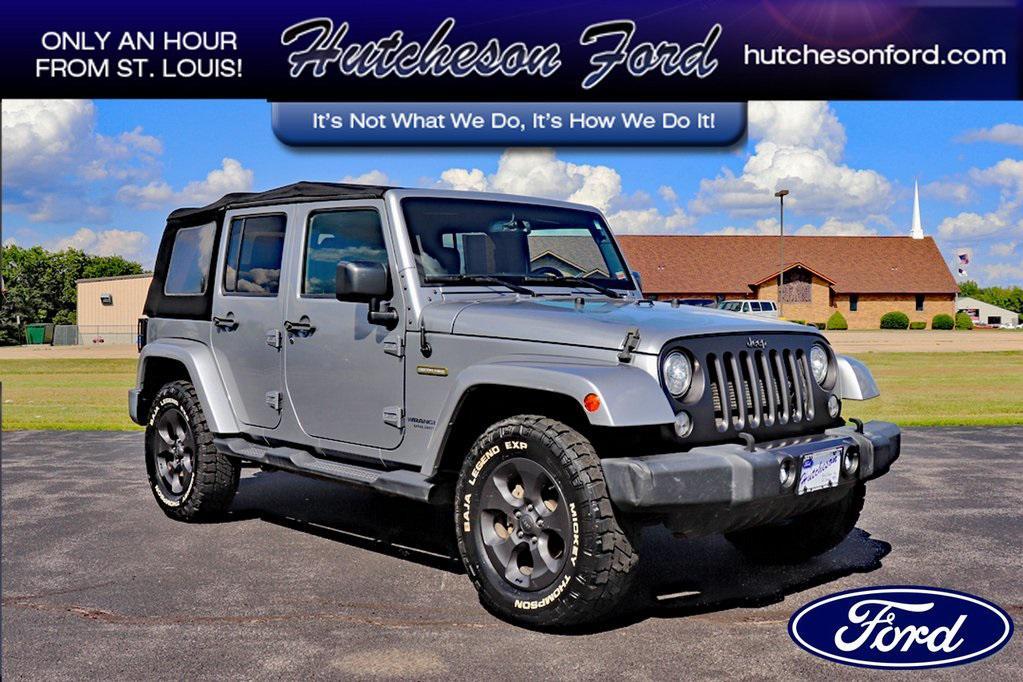 used 2017 Jeep Wrangler Unlimited car, priced at $18,000