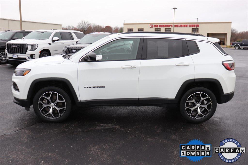 used 2024 Jeep Compass car, priced at $19,500
