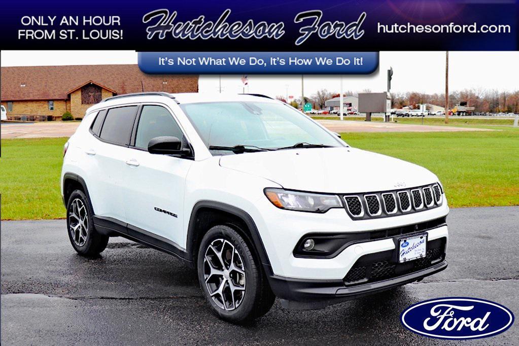 used 2024 Jeep Compass car, priced at $19,500