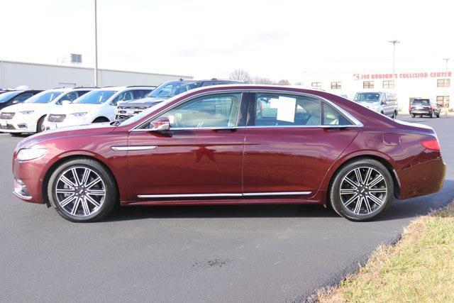 used 2017 Lincoln Continental car, priced at $25,000