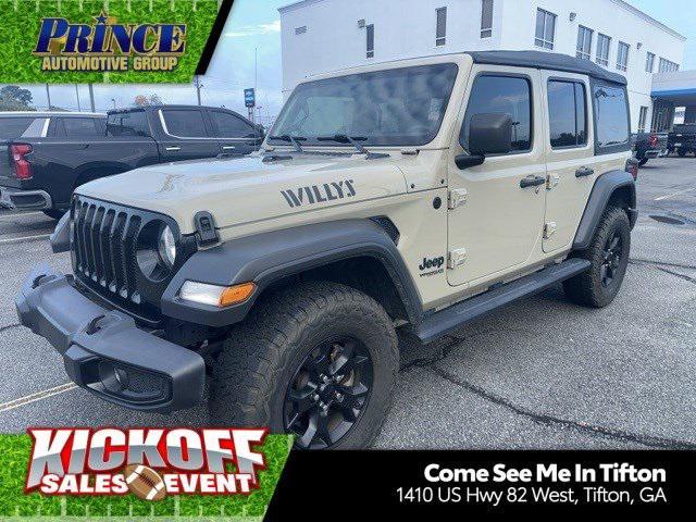 used 2022 Jeep Wrangler Unlimited car, priced at $37,662