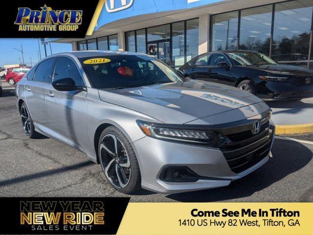 used 2021 Honda Accord car, priced at $23,742