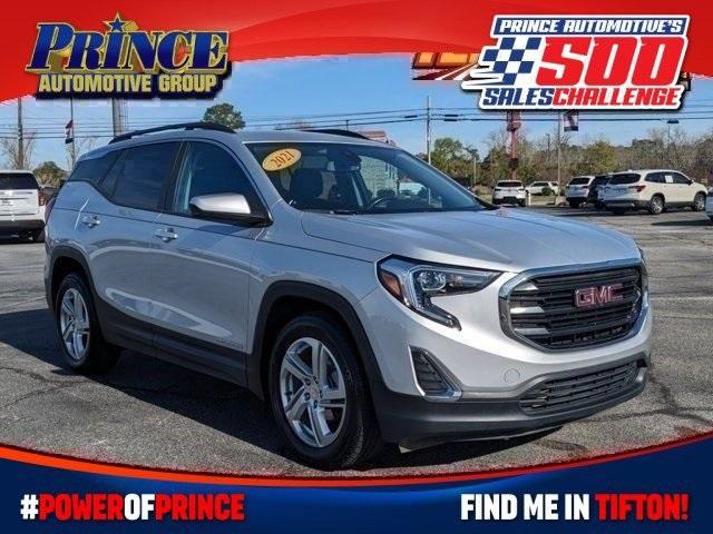 used 2021 GMC Terrain car, priced at $23,798