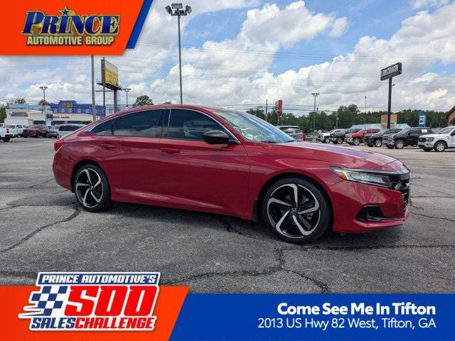 used 2021 Honda Accord car, priced at $24,822