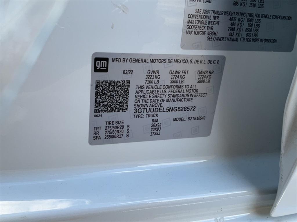 used 2022 GMC Sierra 1500 car, priced at $45,899
