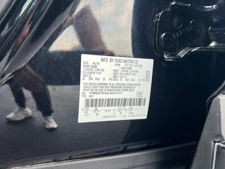 used 2020 Ford Explorer car, priced at $18,455