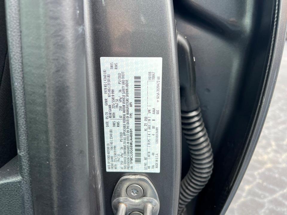 used 2021 Ford Escape car, priced at $16,954
